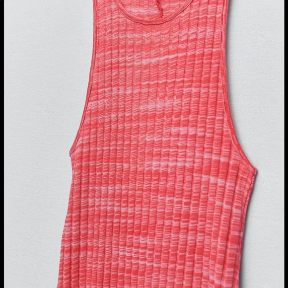 NWT Zara Sleeveless Open Back Knit Dress Sz M - Picture 6 of 7